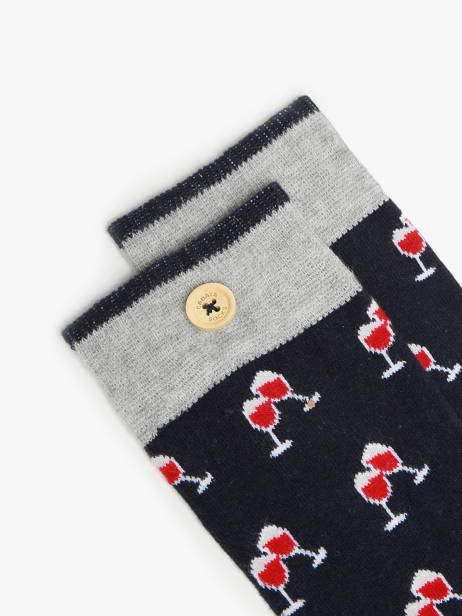 Sokken Cabaia Blauw socks men VIR ander zicht 1